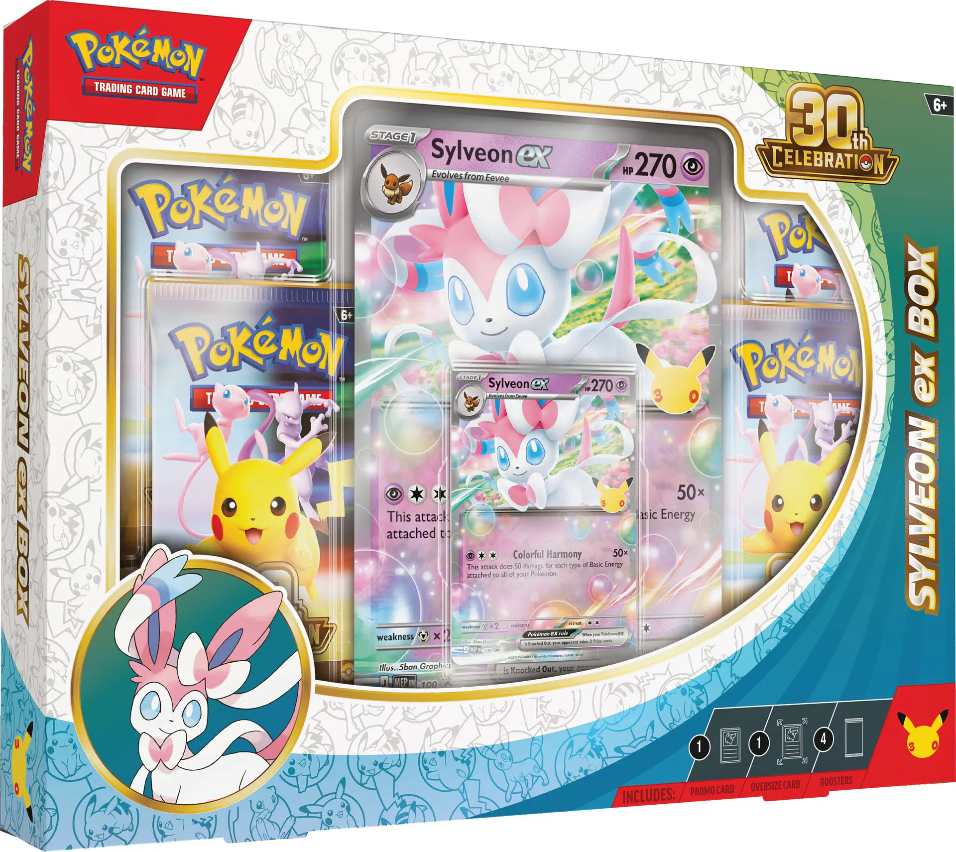 30th Celebration -  ex Box Sylveon/Greninja ING 1