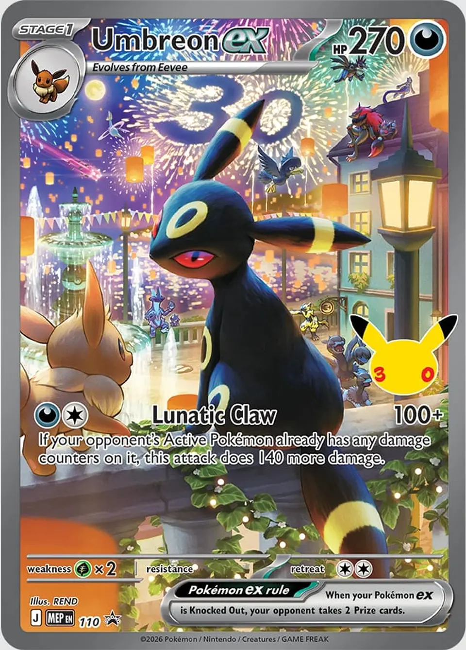 30th Celebration - Ultra Premium Collection Night (Umbreon ex) 5