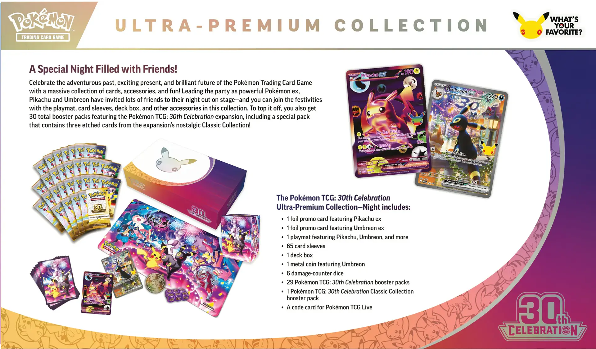 30th Celebration - Ultra Premium Collection Night (Umbreon ex) 2