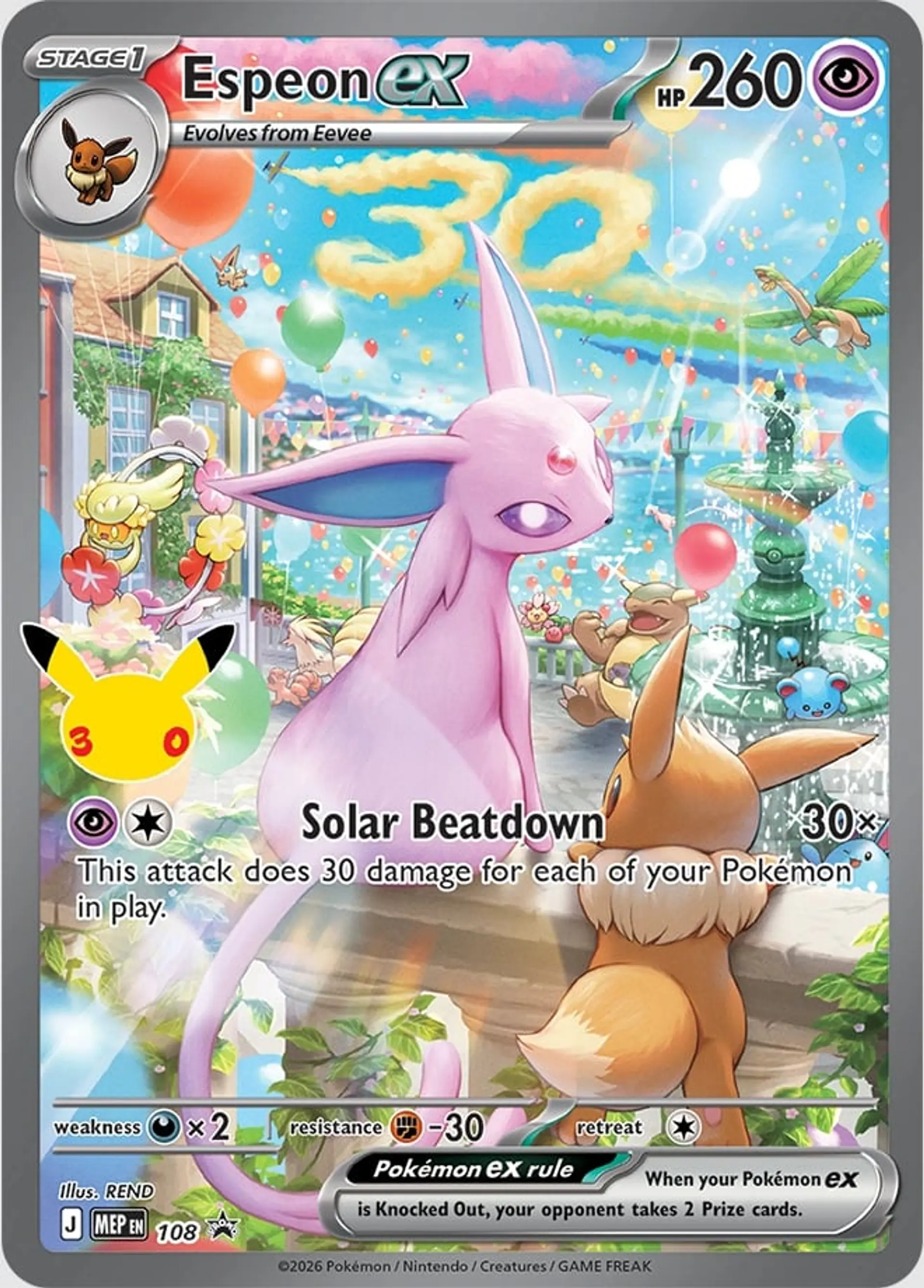 30th Celebration - Ultra Premium Collection Day (Espeon ex) 5