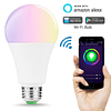 Ampolleta LED wifi inteligente multicolor desde celular