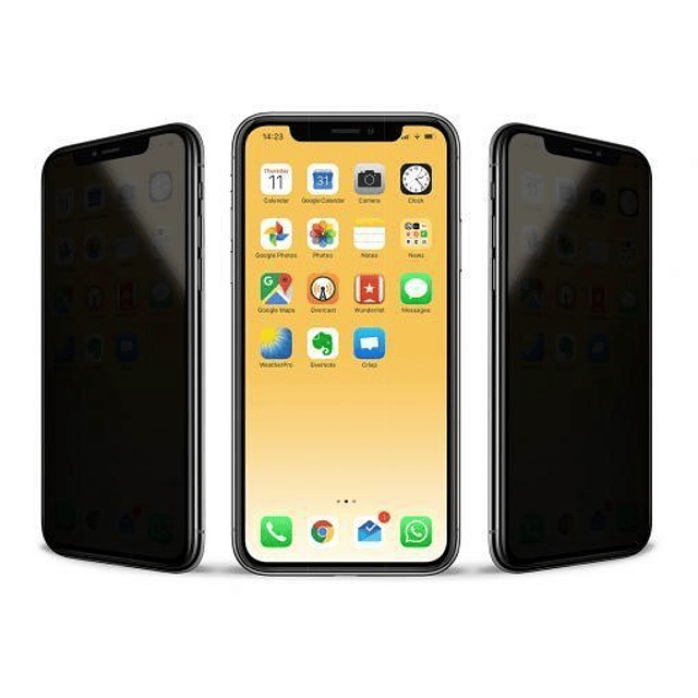 Lamina Hidrogel Anti espía Iphone smartphone
