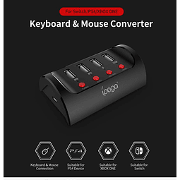 Convertidor de Mouse y Teclado ps4 x1 nintendo switch