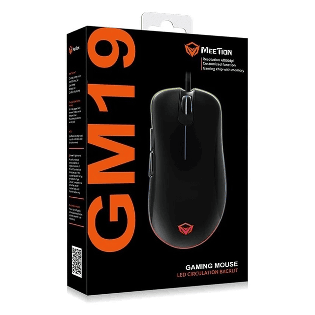Mouse Gamer rgb Meetion gm19