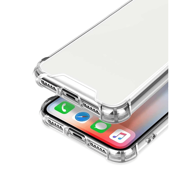 Carcasa Space transparente acrilico y tpu con botones para Iphone