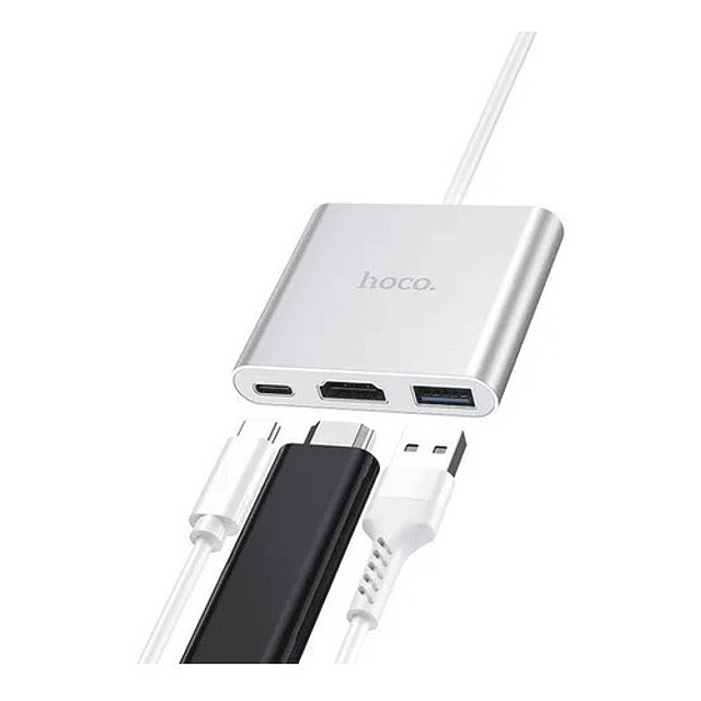 Adaptador usb c hdmi Hoco HB14