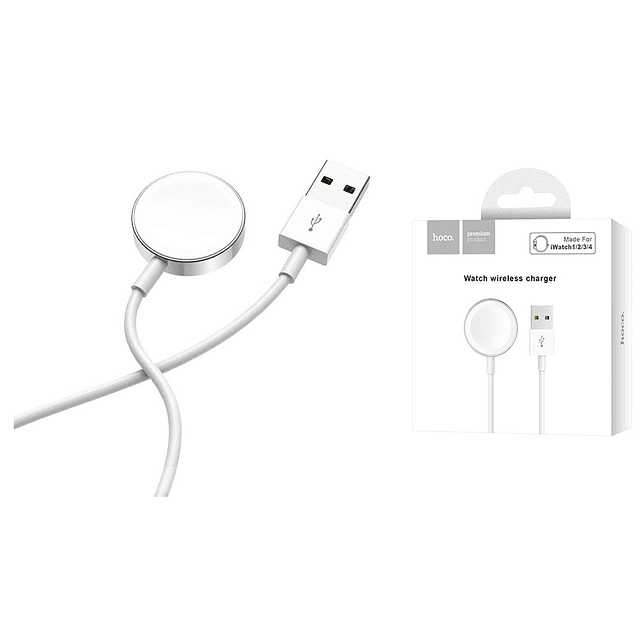 Cargador Apple watch usb certificado Hoco cw16