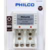 Cargador de pilas 4 mural Philco 42ulx 9v