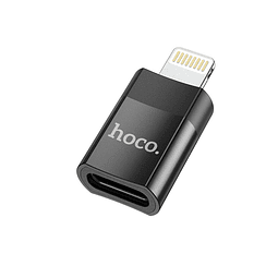 Adaptador OTG entrada USB Tipo c / salida Lightning Hoco ua17