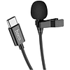 Microfono Solapa Lavalier cable usb tipo c Hoco L14