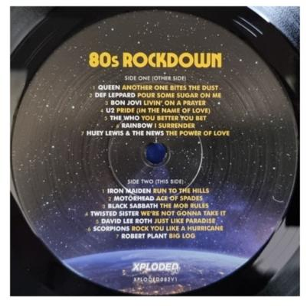 80S ROCK DOWN Rock Anthems - VARIOS INTERPRETES 2LP