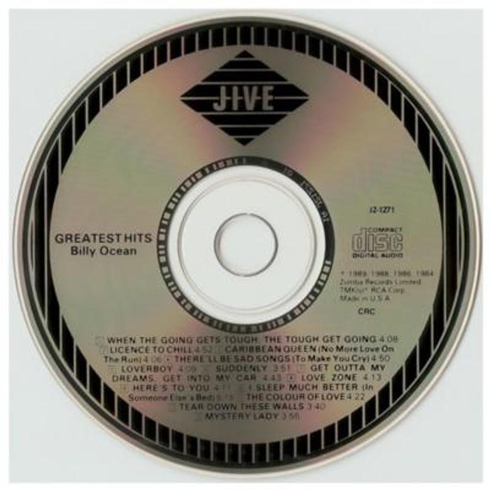 BILLY OCEAN - GREATEST HITS CD