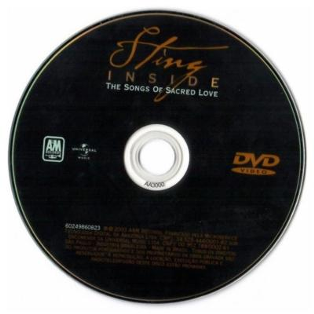 STING - INSIDETHE SONGS OF SACRED LOVE | DVD