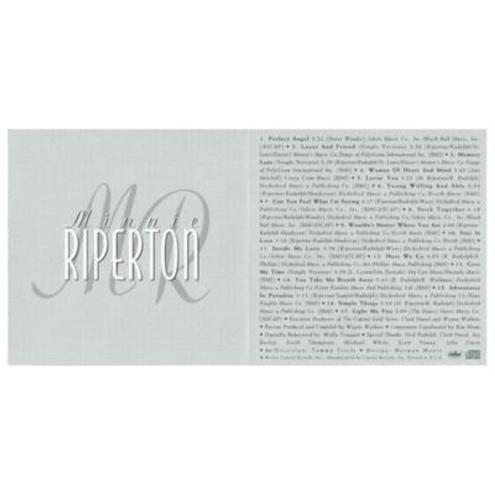 MINNIE RIPPERTON - THE BEST OF CD