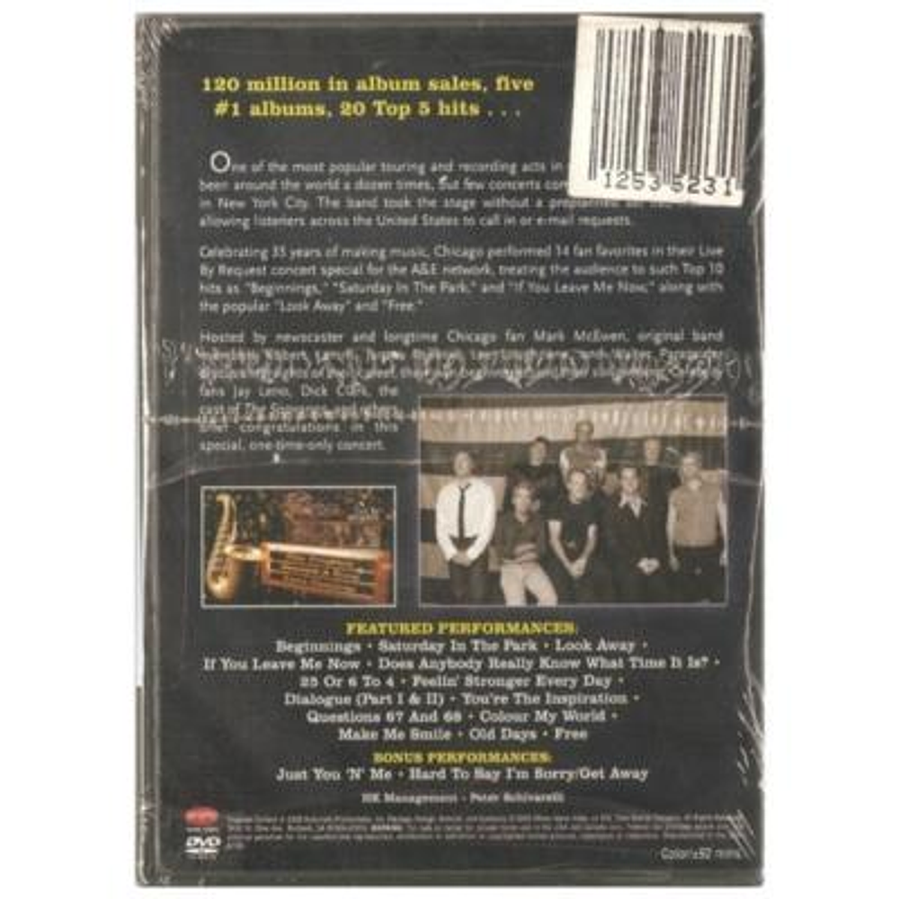 CHICAGO - AE NETWORKLIVE BY REQUEST DVD