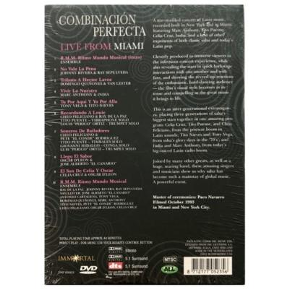 COMBINACION PERFECTA - LIVE FROM MIAMI (DVD)
