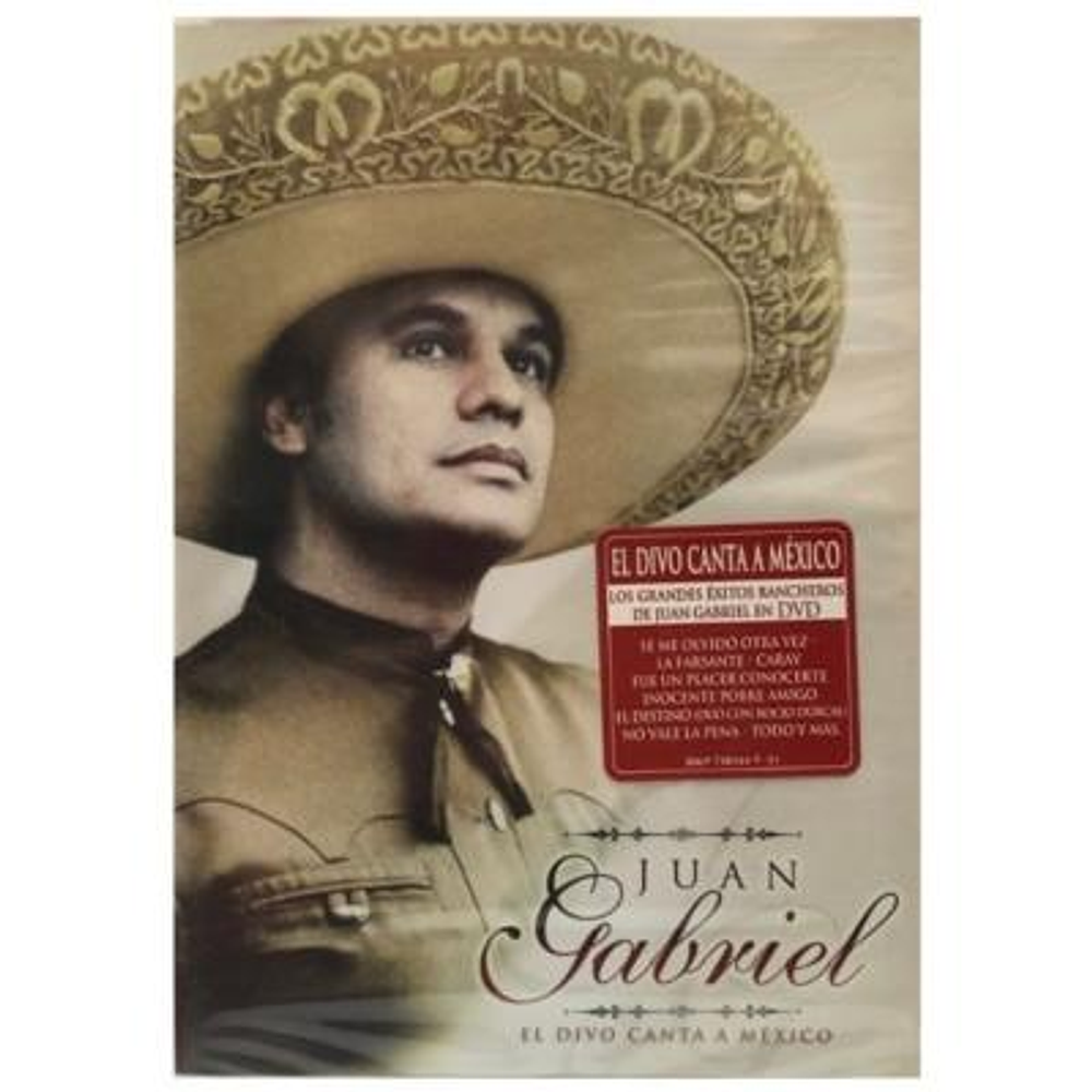 JUAN GABRIEL - EL DIVO CANTA A MEXICO DVD