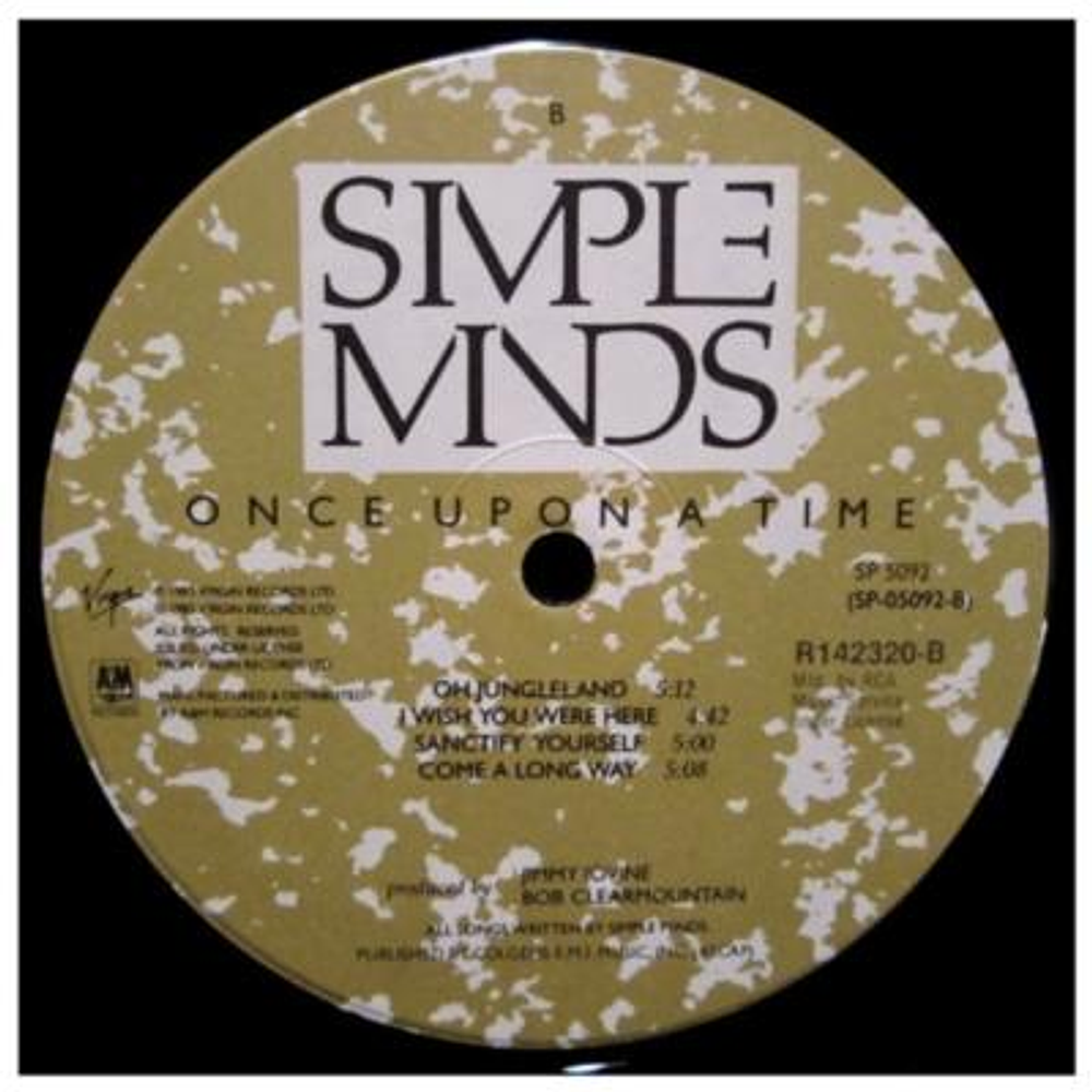 SIMPLE MINDS - ONCE UPON A TIME VINILO