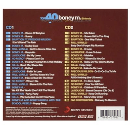 BONEY M. & FRIENDS - THEIR ULTIMATE TOP 40 COLLECTION (2 CD)