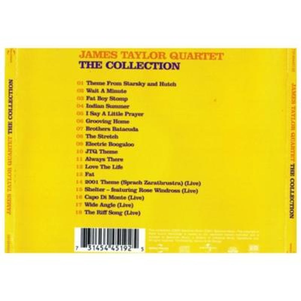 JAMES TAYLOR QUARTET - THE COLLECTION CD