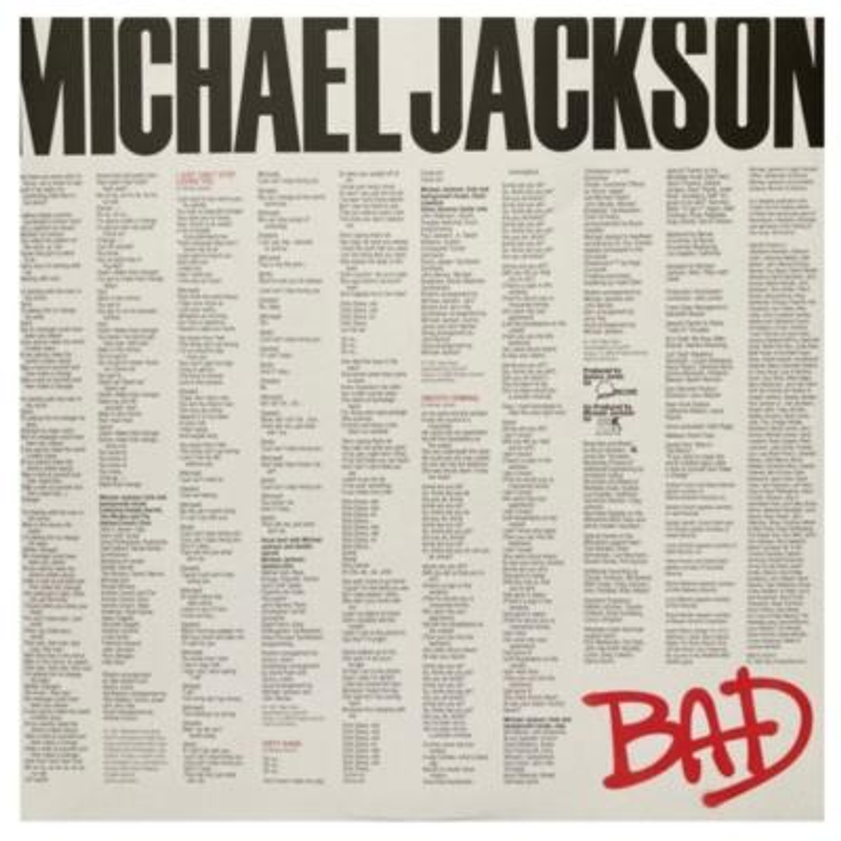 Michael Jackson - Bad - Vinilo