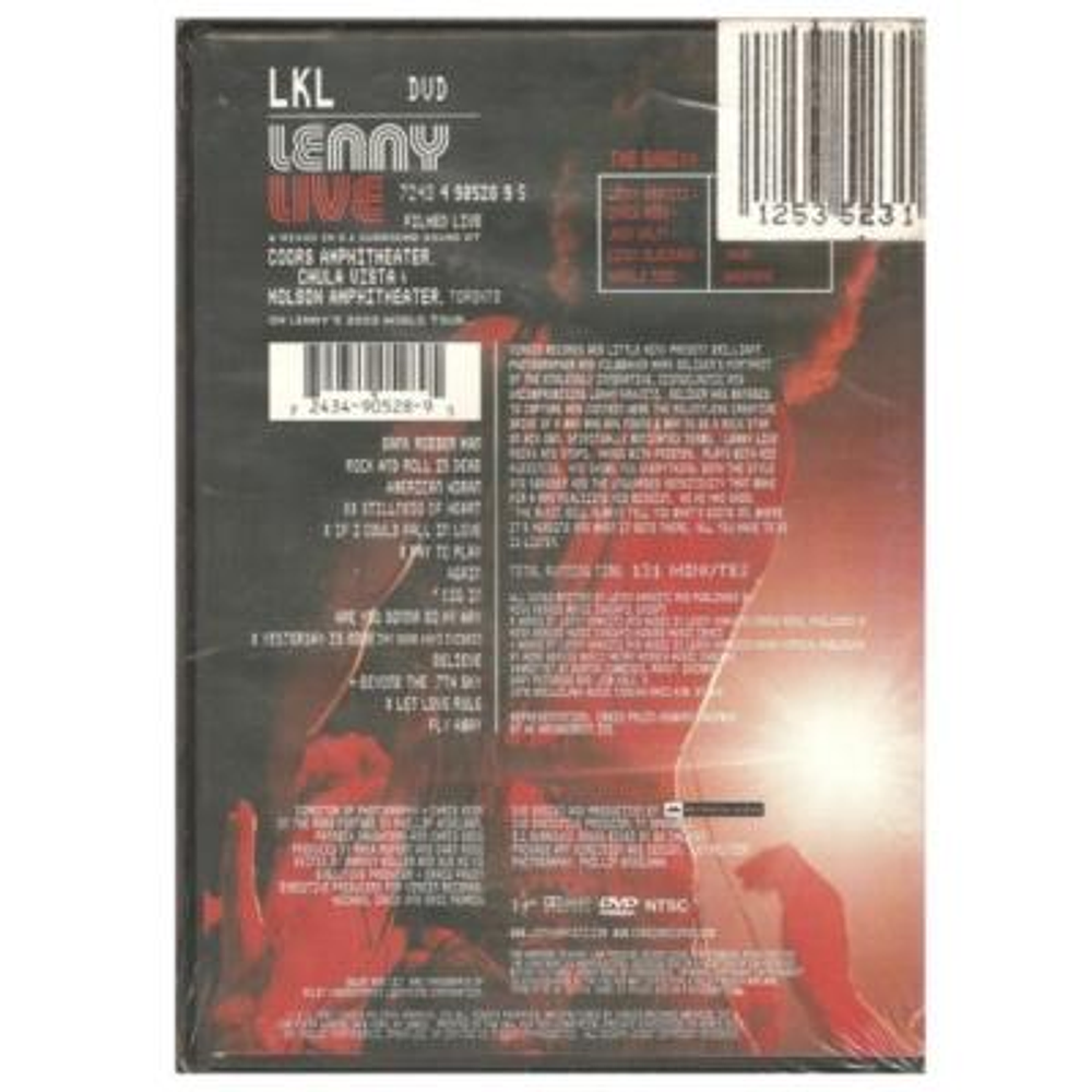 LENNY KRAVITZ - LIVE DVD