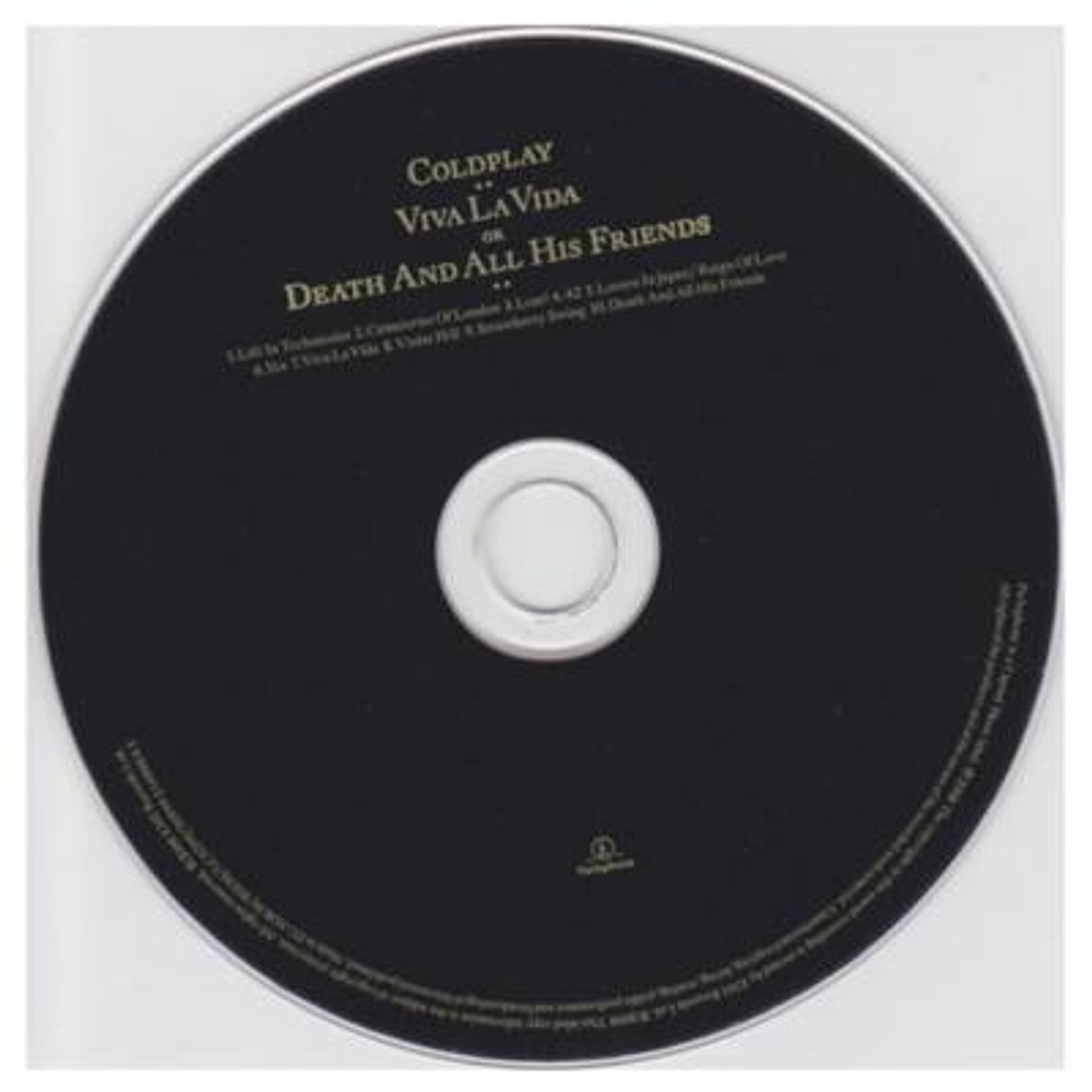 COLDPLAY VIVA LA VIDA OR DEATH AND ALL HIS FRIENDS CD