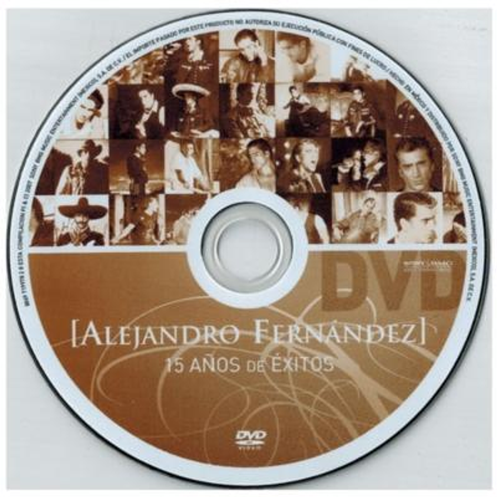 FERNANDEZ,ALEJANDRO - 15 ANOS DE EXITOS (CD/DVD)