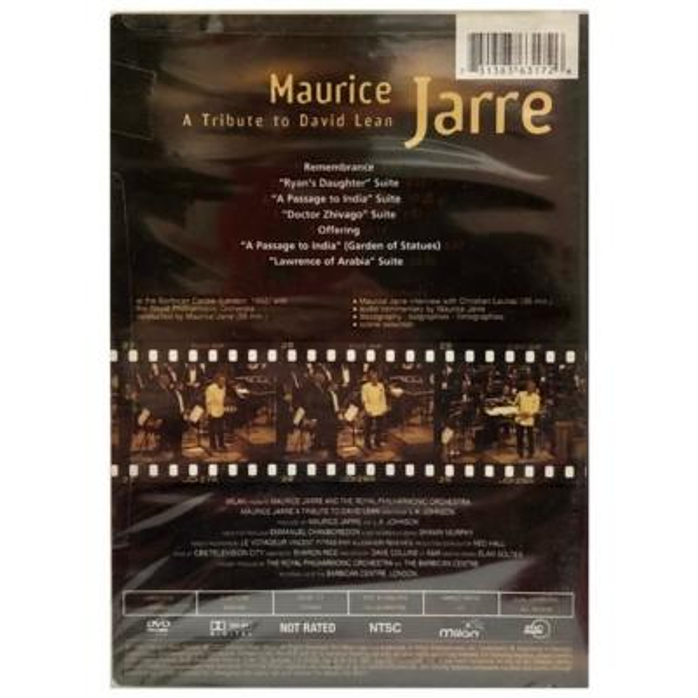 MAURICE JARRE - TRIBUTE TO DAVID LEAN DVDCD