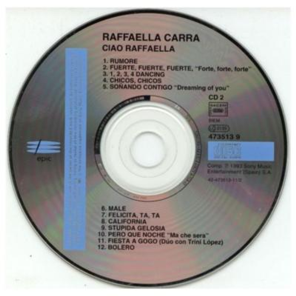 RAFFAELLA CARRA - CIAO RAFFAELLA 2CD