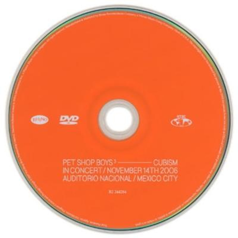 PET SHOP BOYS - CUBISM IN CONCERT DVD