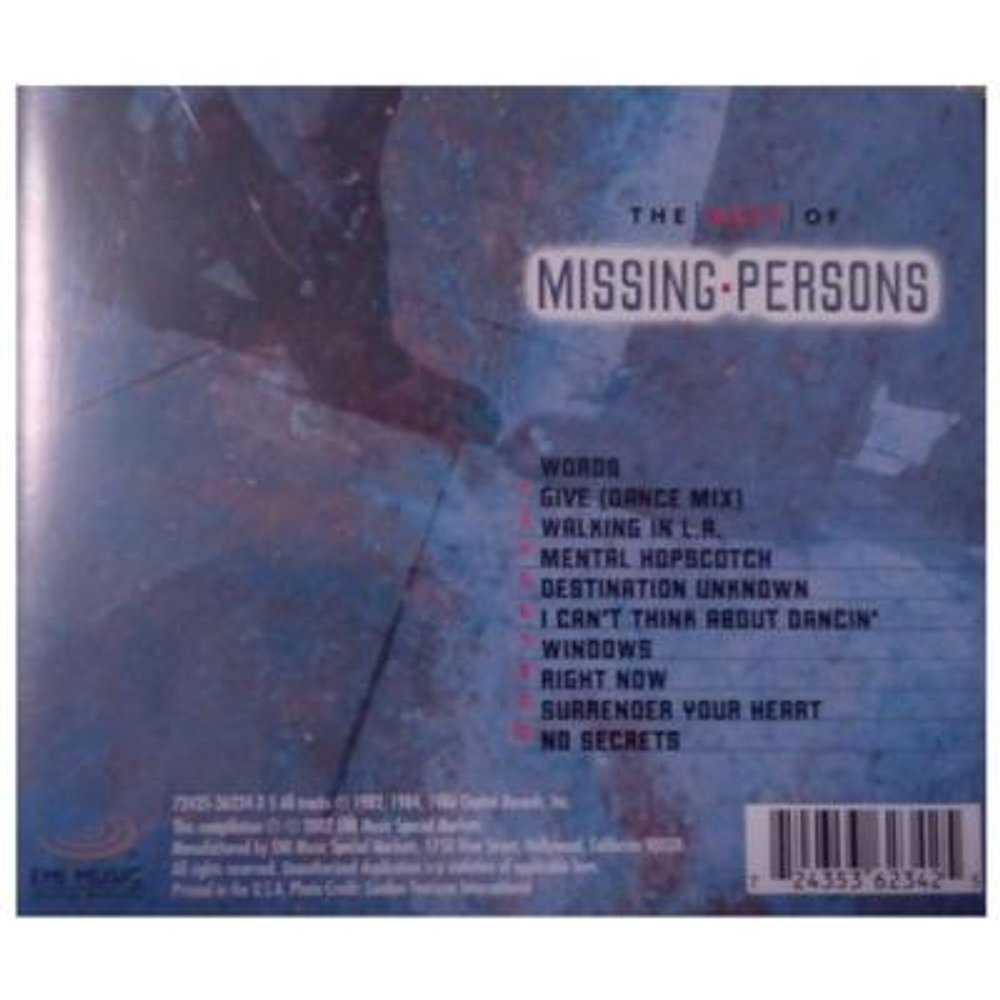 MISSING PERSONS - BEST OF TEN BEST SERIES CD