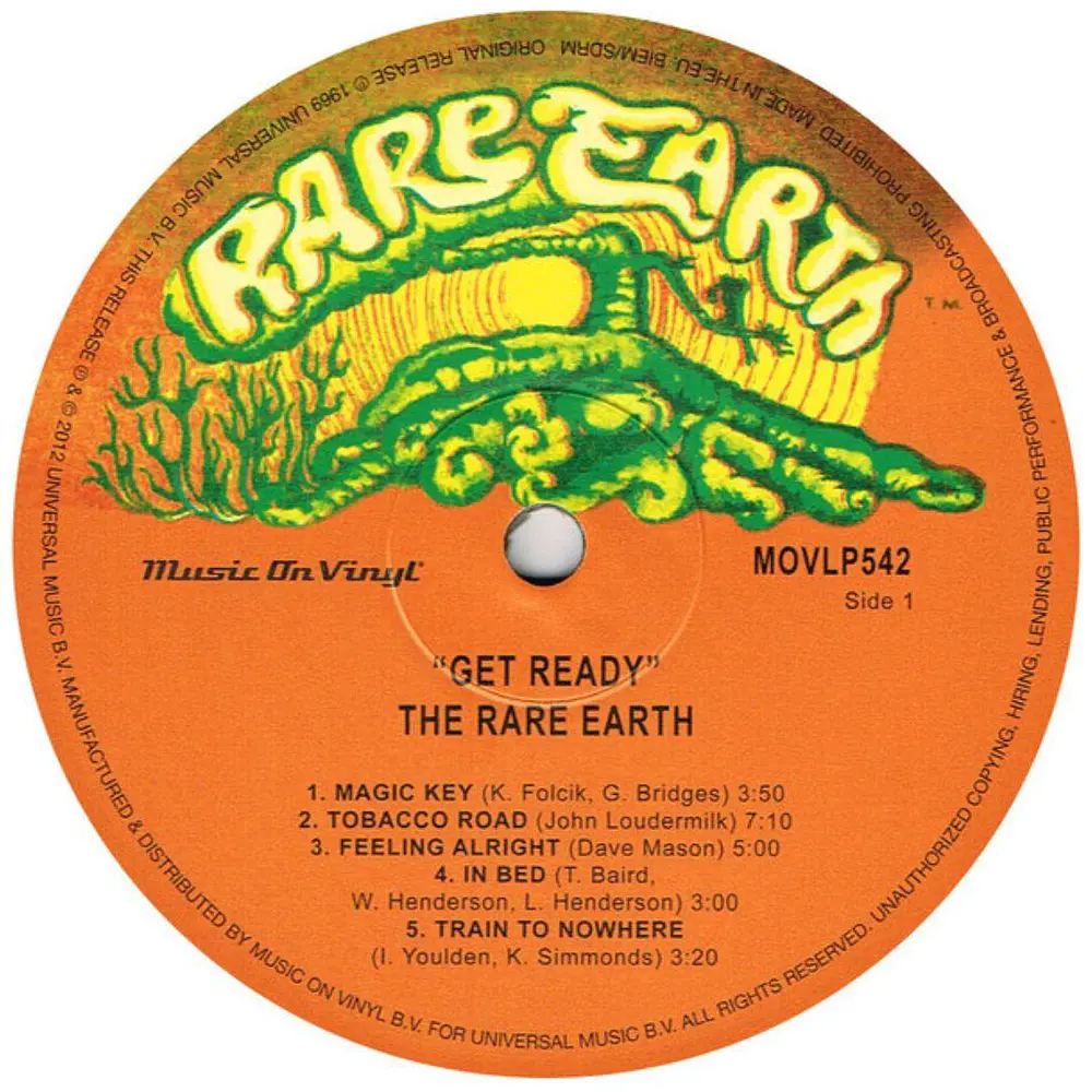 Rare earth get ready vinilo
