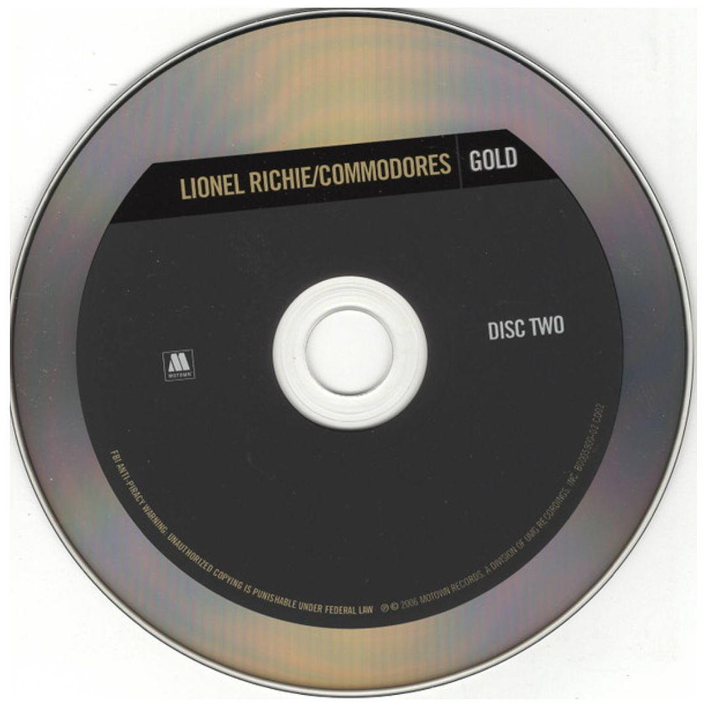LIONEL RICHIE & COMMODORES - GOLD 2CD