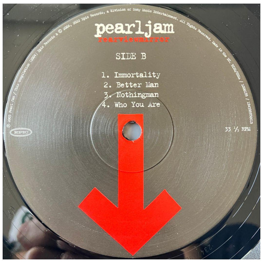 PEARL JAM REARVIEWMIRROR GREATEST HITS 19912003 VOL.2