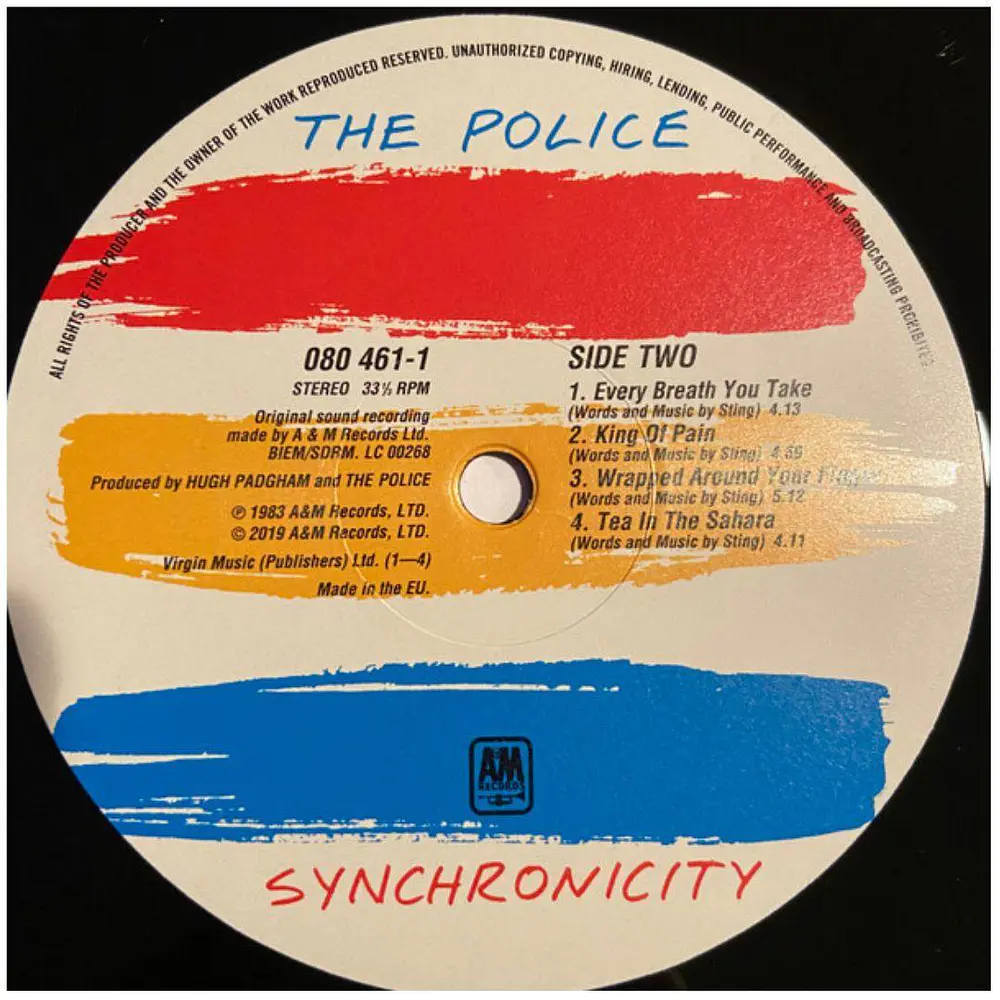 POLICE - SYNCHRONICITY | VINILO