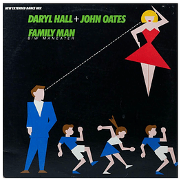 DARYL HALL AND JOHN OATES - FAMILY MAN 12 MAXI SINGLE VINILO USADO
