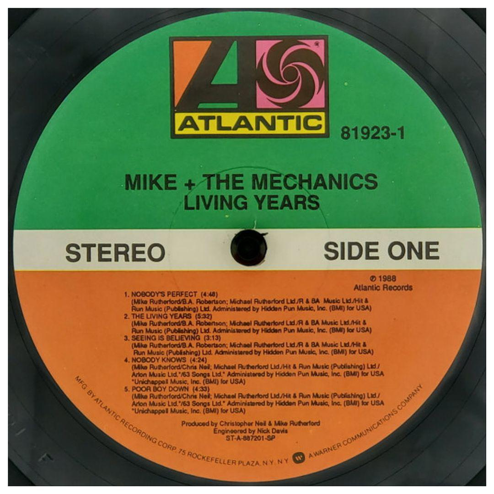 MIKE & THE MECHANICS - LIVING YEARS VINILO