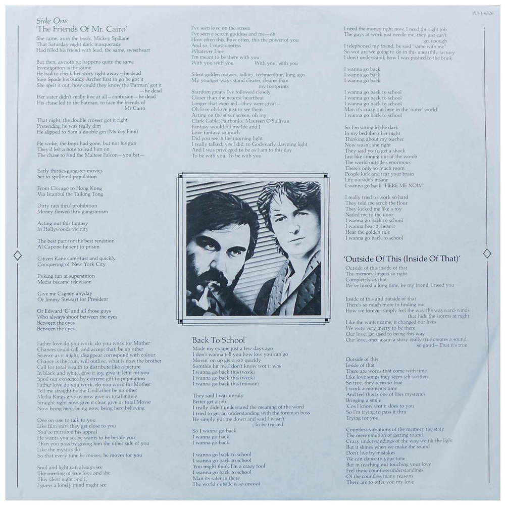 JON AND VANGELIS THE FRIENDS OF MR CAIRO VINILO