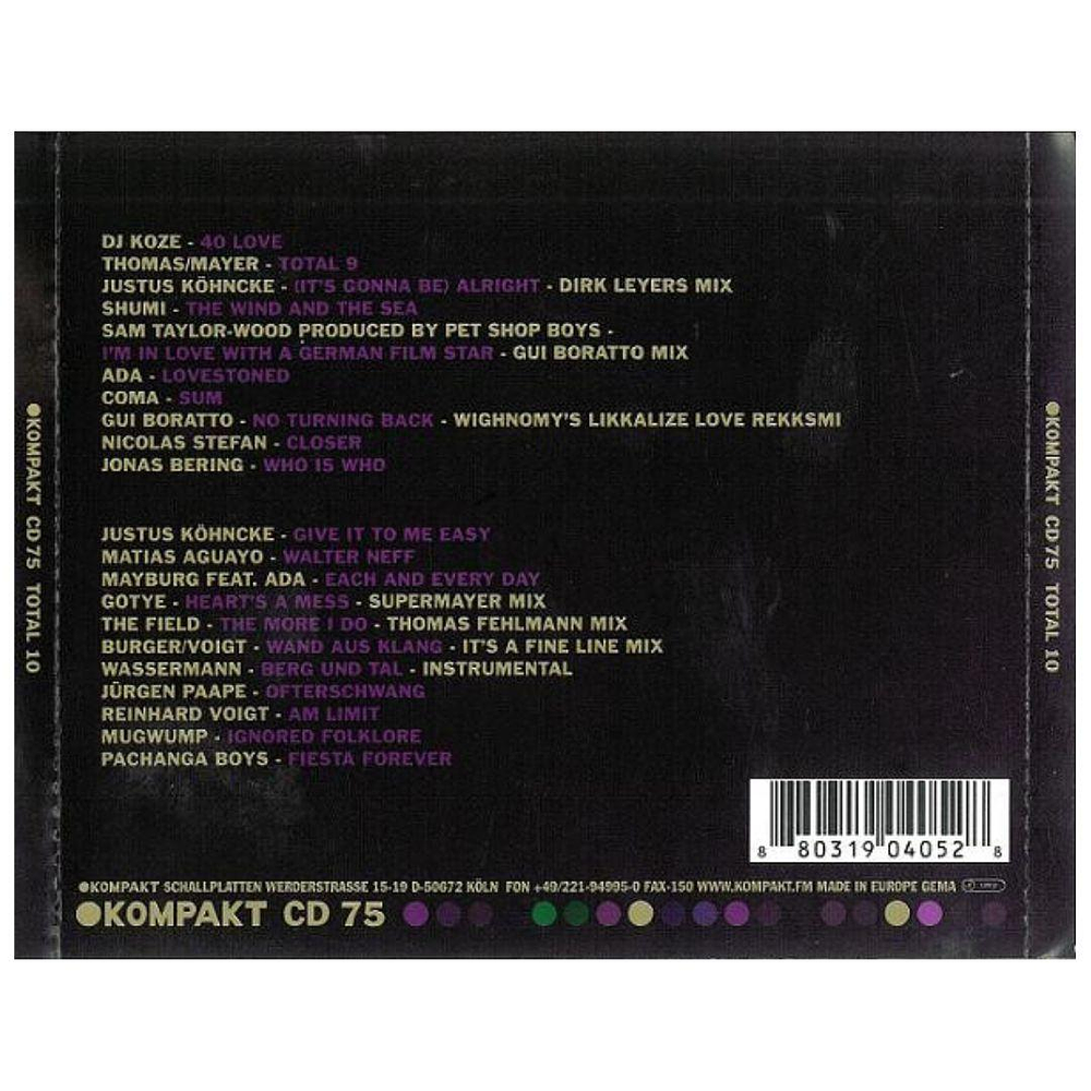 KOMPAKT - TOTAL 10 (2CD) | CD