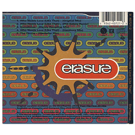 ERASURE - WHO NEEDS LOVE (LIKE THAT) CD SINGLE USADO