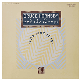 BRUCE HORNSBY AND THE RANGE - THE WAY IT IS 12'' MAXI SINGLE VINILO USADO
