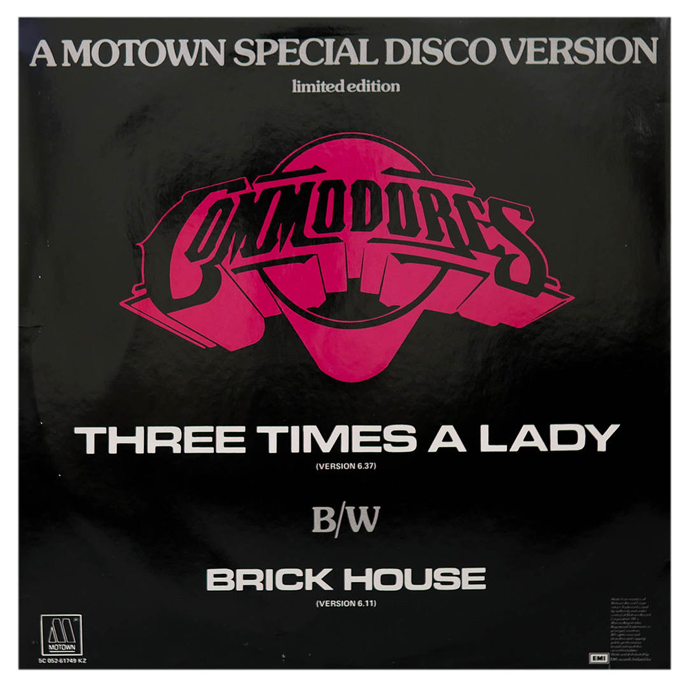 COMMODORES - BRICK HOUSE/THREE TIMES LADY | 12'' MAXI SINGLE USADO