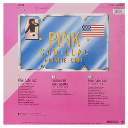 NATALIE COLE - PINK CADILLAC(CLUB VOCAL) | 12'' MAXI SINGLE USADO