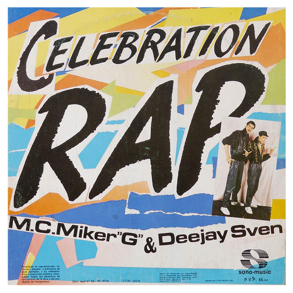 M.C MIKER ''G'' & DEEJAY SVEN - CELEBRATION RAP | 12'' MAXI SINGLE USADO