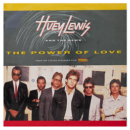HUEY LEWIS AND THE NEWS  - THE POWER OF LOVE 12'' MAXI SINGLE VINILO USADO
