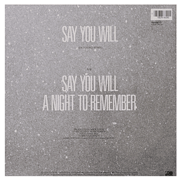 FOREIGNER - SAY YOU WILL | 12'' MAXI SINGLE USADO