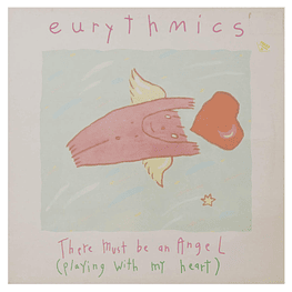 EURYTHMICS - THERE MUST BE AN ANGEL (PLAYING WITH MY HEART) 12'' MAXI SINGLE VINILO USADO