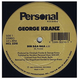 GEORGE KRANZ - DIN DAA DAA | 12'' MAXI SINGLE VINILO