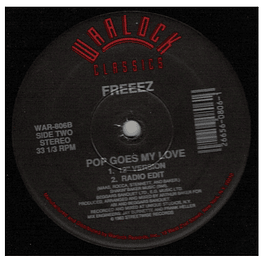 FREEEZ - POP GOES MY LOVE  12'' MAXI SINGLE